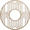 Ekena Millwork Empire Wood Fretwork Pierced Ceiling Medallion, Red Oak, 16"OD x 5 7/8"ID x 1/4"T CMWP16X16X0250EPRO - alternate 1